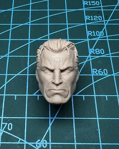 ML Size Unpainted Punisher Man Head Carved 1/12 Scale Frank Castle Head Model To - Picture 1 of 6