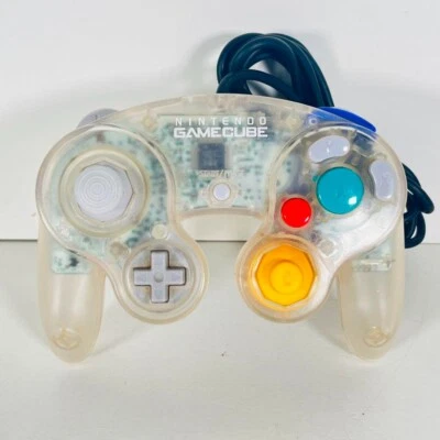 Duty Free! Nintendo GameCube Clear Skeleton Controller DOL-003 GC Used Japan - Image 1 of 4