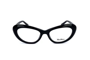 Marco de gafas ópticas de plástico negro para ojo de gato Max Mara MM5051 001 52-18-140 - Imagen 1 de 4
