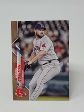 2020 TOPPS SERIES 2 #498 BRANDON WORKMAN GOLD BORDER BOSTON RED SOX /2020