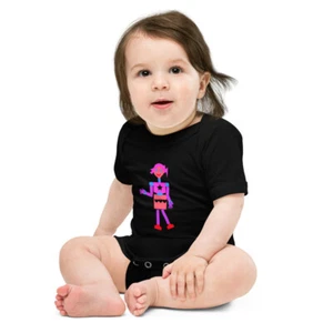 Baby short sleeve one piece Robot Girl - Picture 1 of 8