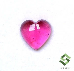 Natürlich Rosa Turmalin Herz Cabochon 11.25x11.25 MM 5.53 Cts Lose Edelstein - Picture 1 of 9