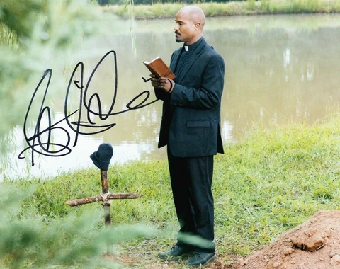 Seth GILLIAM Signed 10X8 Photo Walking Dead AFTAL COA (7427) Cover