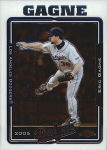 2005 Topps Chrome Baseball Card #87 Eric Gagne