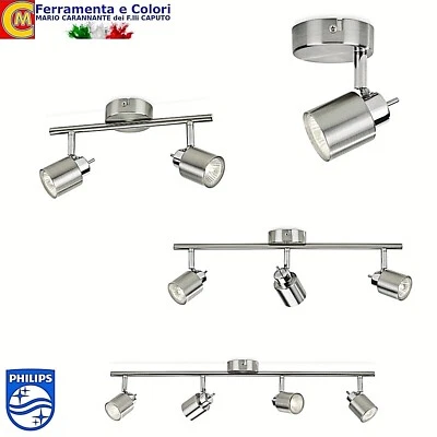 Plafoniera Soffitto Con Faretti PHILIPS 8-67Cm Max 35W Lampadario Modern Interno - Immagine 1 di 2
