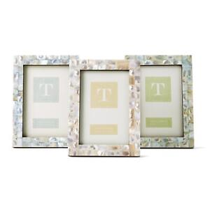 Pearly Hues 4" X 6" Mother Of Pearl Tiles Photo Frame Assorted 3 Colors