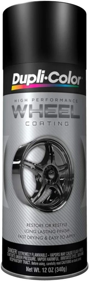 Dupli-Color High Performance Wheel Coating 12 oz Aerosol Spray Paint Satin Black - Image 1 of 1