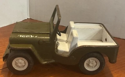 DE COLECCIÓN TONKA EJÉRCITO JEEP Acero Prensado, Leer Foto 1 de 4