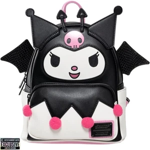 Sanrio Kuromi Devilish Winged Mini-Backpack - Entertainment Earth... - Picture 1 of 17