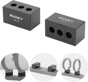 20mm/0.79" Metal Riser Blocks Spacers for Telescope Refractor Rings Dovetail... - Picture 1 of 7