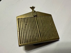 Vintage © 1978 Rolls Royce griglia radiatore spirito ecstasy ottone fibbia barone BBB 6050 - Foto 1 di 5