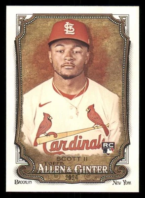 2024 Topps Allen and Ginter #217 Victor Scott II RC - Image 1 of 2