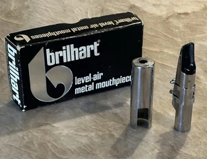 Vintage Brilhart Level Air Metal Tenor 4* Mouthpiece In Box - Picture 1 of 18