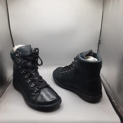 Miz Mooz Lace Up Boots Prentiss 6.5-7M EU37 Ocean Leather - Image 1 of 4