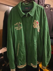 Giacca polo grande e alta 3xl verde vintage è polo classica - Foto 1 di 17