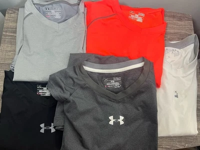 #M165 Men’s Under Armour XL FITTED TRAINING TANK TOPS BUNDLE LOT  - Image 1 of 4