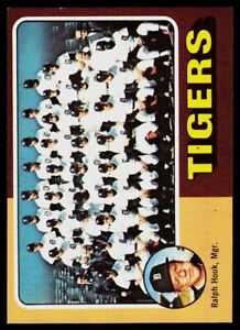 1975 Topps #18 Detroit Tigers - Unmarked Checklist - VGEX - ID110