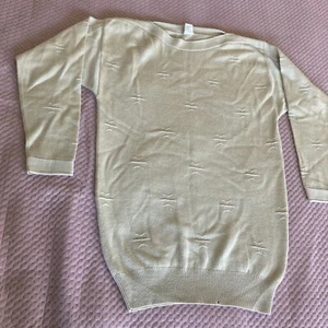 Krizia Maglia Vintage Creme Oversized Sweater Women Size M - Picture 1 of 19