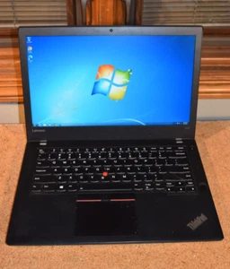 Lenovo ThinkPad T470 Core i5-6300U 2.4GHz 4GB 500GB HDD Windows 7 Pro 32-bit - Picture 1 of 20