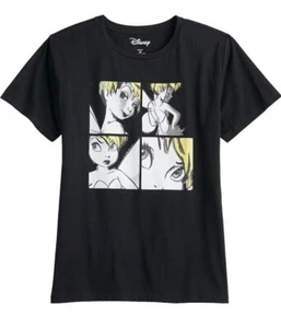 New Nwt Women's Disney Black Licensed Tink Tinkerbell Shirt in Size Small - Picture 1 of 3