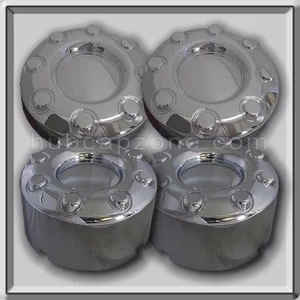 Set of 4 2005-2018 Ford F-350 Chrome Center Caps Hubcaps 2WD Dually Wheel Truck - Picture 1 of 5