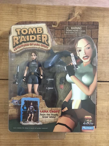 NEW Adventures Of Lara Croft TOMB RAIDER Action Figure GREAT WHITE SHARK NIP Cover