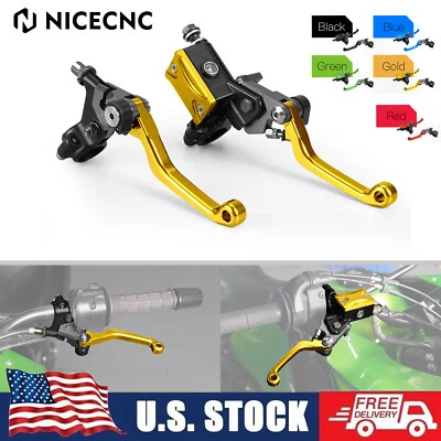 22mm 7/8" Hydraulic Brake Cable Clutch Levers For Suzuki RM85 RM125 RM250 RMZ450 - Image 1 of 4