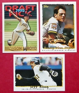 1995 Topps Pittsburgh Pirates Team Set mit gehandeltem (23 Karten) Arroyo RC - Bild 1 von 1