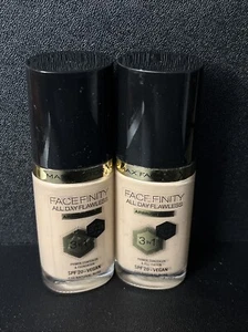 2x Max Factor Facefinity Flawless 3 in 1 SPF20 Foundation C50 NATURAL ROSE R12 - Picture 1 of 1