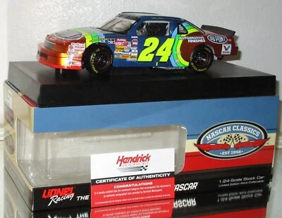 Jeff Gordon 1994 #24 Dupont Charlotte Win doble autografiado acabado caramelo auto #36 Foto 1 de 4