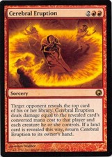 Cerebral Eruption *Rare* Magic MtG x1 Scars of Mirrodin SP