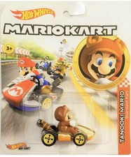 MARIO KART TANOOKI MARIO HOT WHEELS NEW!