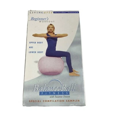 BalanceBall Fitness with Suzanne Deason Compilation Sampler (VHS) Beginner's NEW - Image 1 of 2