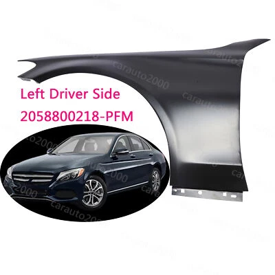 Driver Fender For 2015-2022 Mercedes Benz C300 2017-2023 C43 AMG Steel Primed Foto 1 de 4