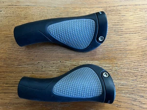 Ergon GP1 Grips - Black/Gray, NO CHROME, Rohloff, Riese & Muller - Picture 1 of 3