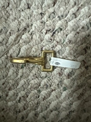 56 Halter Snap - " Solid Brass  1 Count By Weaver Leather - Image 1 of 4