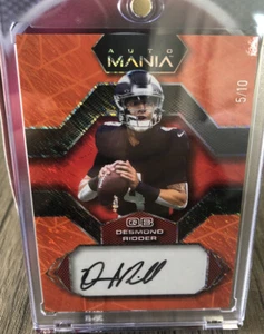 DESMOND RIDDER - 2022 WILD CARD AUTO LAZER RED ROOKIE AUTO /10 AM-H97 - Picture 1 of 4