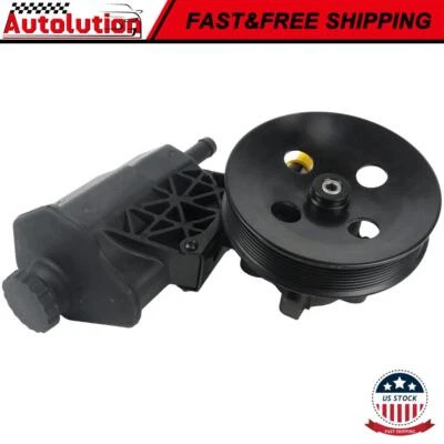 For Dodge Ram 2500 3500 2003-2007 New Power Steering Pump w/ Reservoir & Pulley - Image 1 of 4