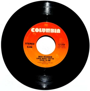 BOZ SCAGGS - Look What You’ve Done To Me / Simone -  Vinyl 45rpm  1980  1-11349 - Picture 1 of 4