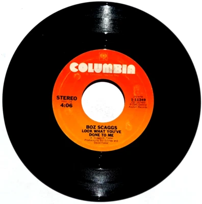 BOZ SCAGGS - Look What You’ve Done To Me / Simone -  Vinyl 45rpm  1980  1-11349 - Image 1 of 4