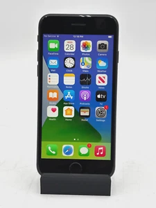 Apple iPhone SE (2nd Gen) - 64GB - Black (Locked to AT&T) - Photo 1 sur 4
