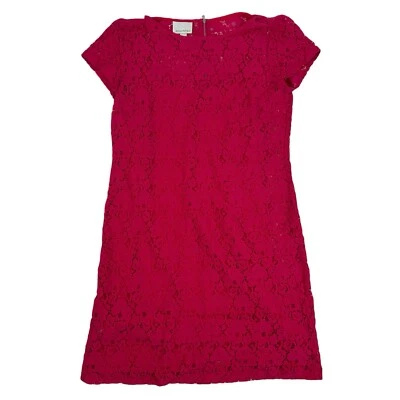 Vestido Vaina Donna Morgan Talla 12 Rosa Encaje Trasero Cremallera Forrado Para Mujer Foto 1 de 4