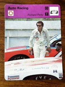 1977 Sportscaster Richard Petty Racing Card #11-15 Italy - Picture 1 of 2