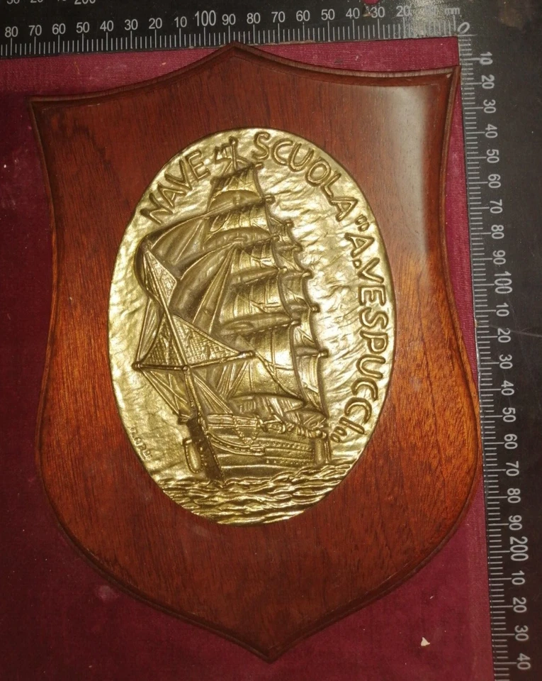 CREST MARINA MILITARE NAVE SCUOLA AMERIGO VESPUCCI RARITÀ!!! - Immagine 1 di 1