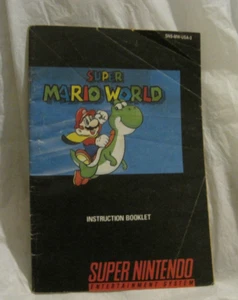 Super Mario World-Nintendo SNES~Solo folleto~LBDDQ - Imagen 1 de 2