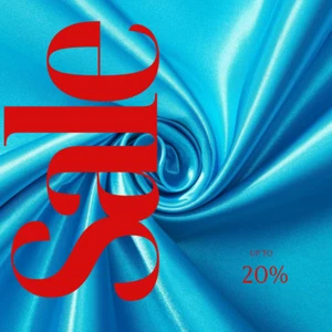 Bridal Satin Fabric Silky Poly 60" Wide Heavy Wedding Dress Drapery by The Yard - Picture 1 of 2