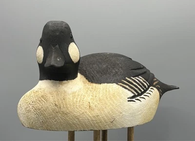 JEFF TEETER (LIVONIA, MICHIGAN) FIRMADO OJO DORADO DRAKE SEÑUELO PATO TALLADO 1979 Foto 1 de 4