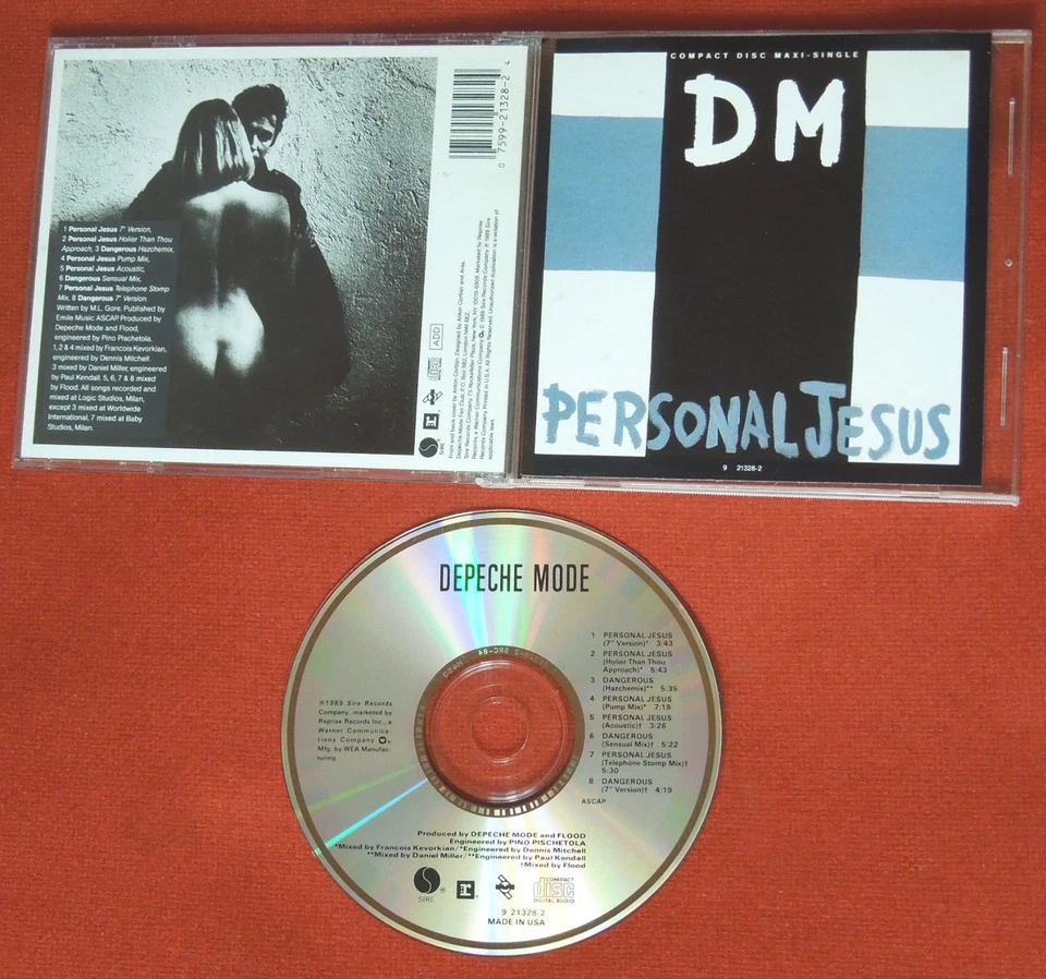 DEPECHE MODE Personal Jesus +7 1989 USA Maxi CD MCD wie NEU MINT rare oop press - Bild 1 von 1