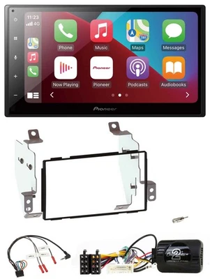 Pioneer USB Lenkrad DAB 2DIN Bluetooth Autoradio für Nissan Note E11 2009-2013 - Bild 1 von 4