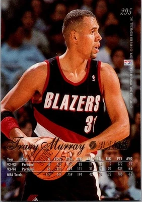 Tracy Murray 1994-95 Fleer Flair #295 Portland Trail Blazers - Image 1 of 2